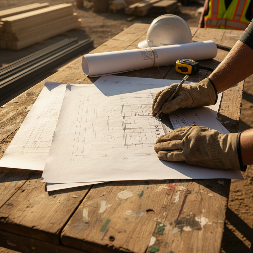 construction blueprints