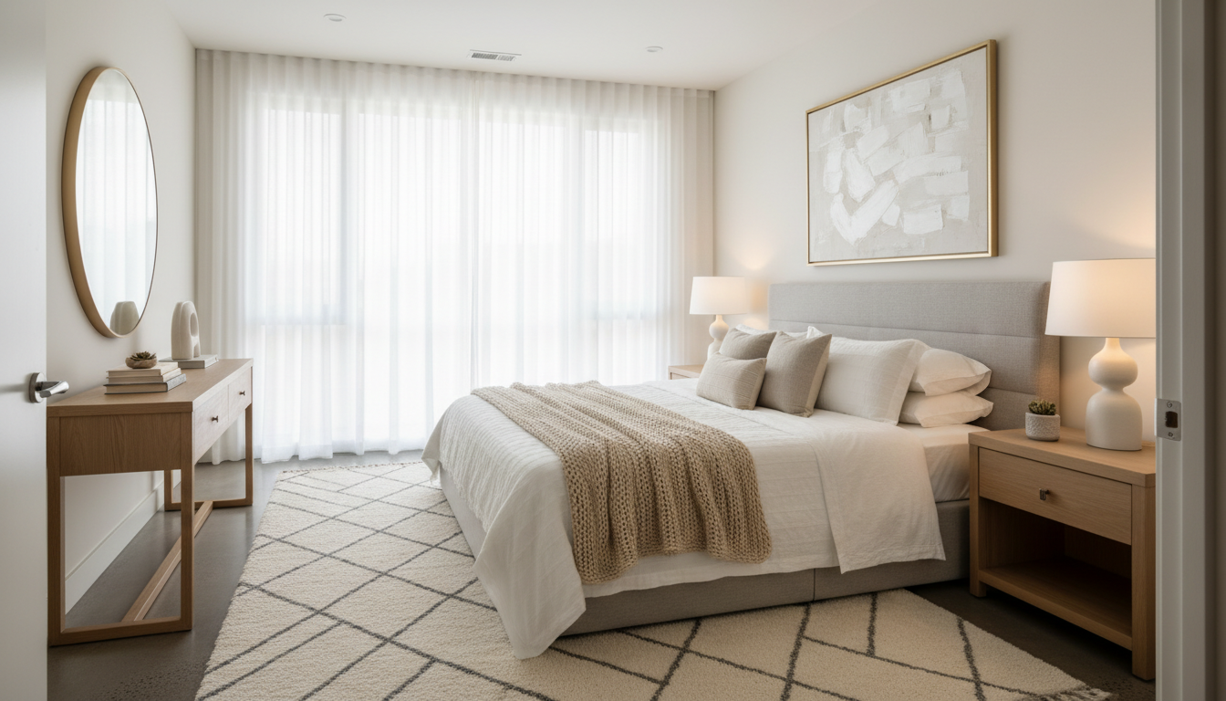 staged bedroom