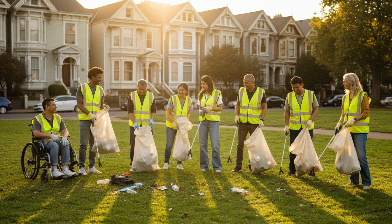 community event cleaning