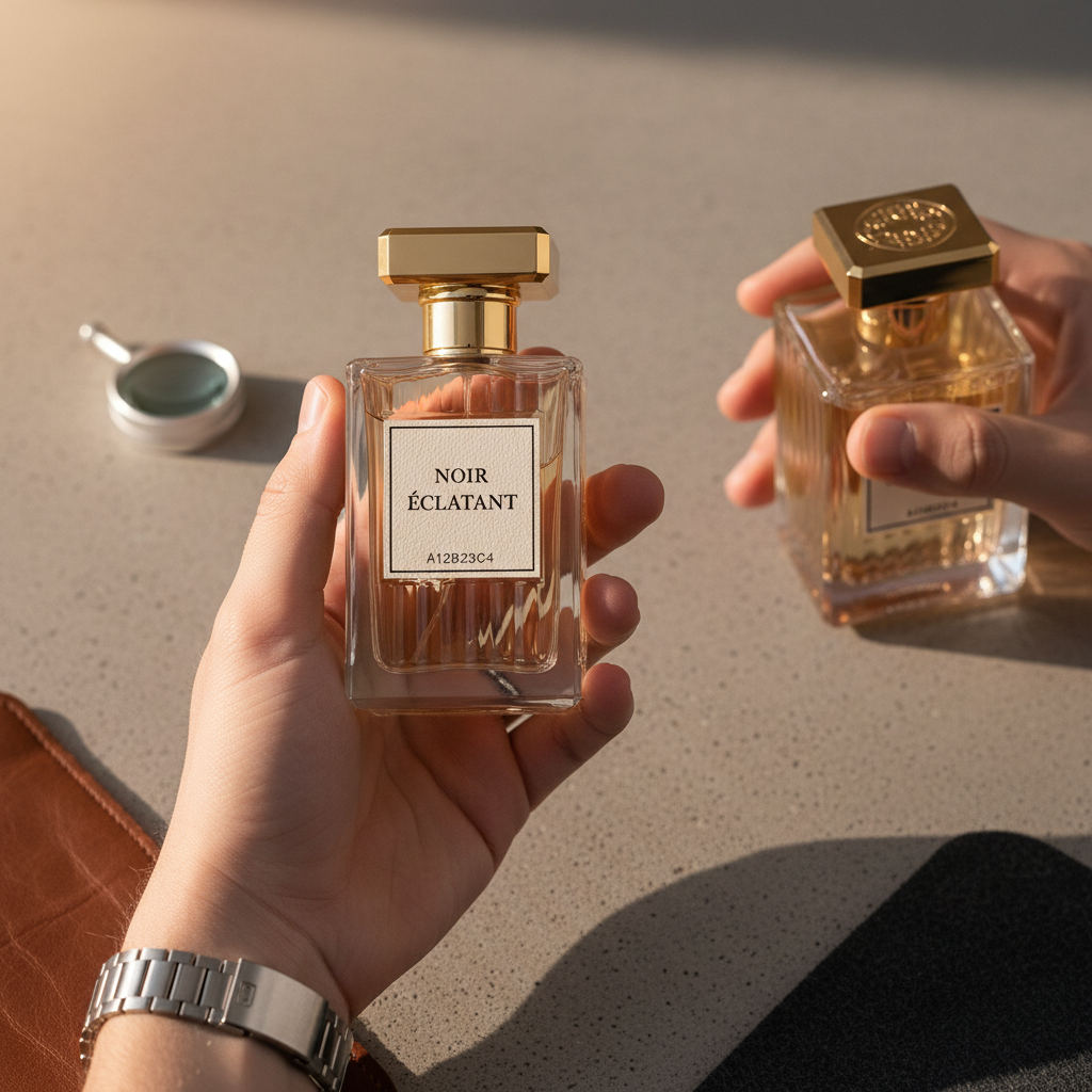 testing perfume