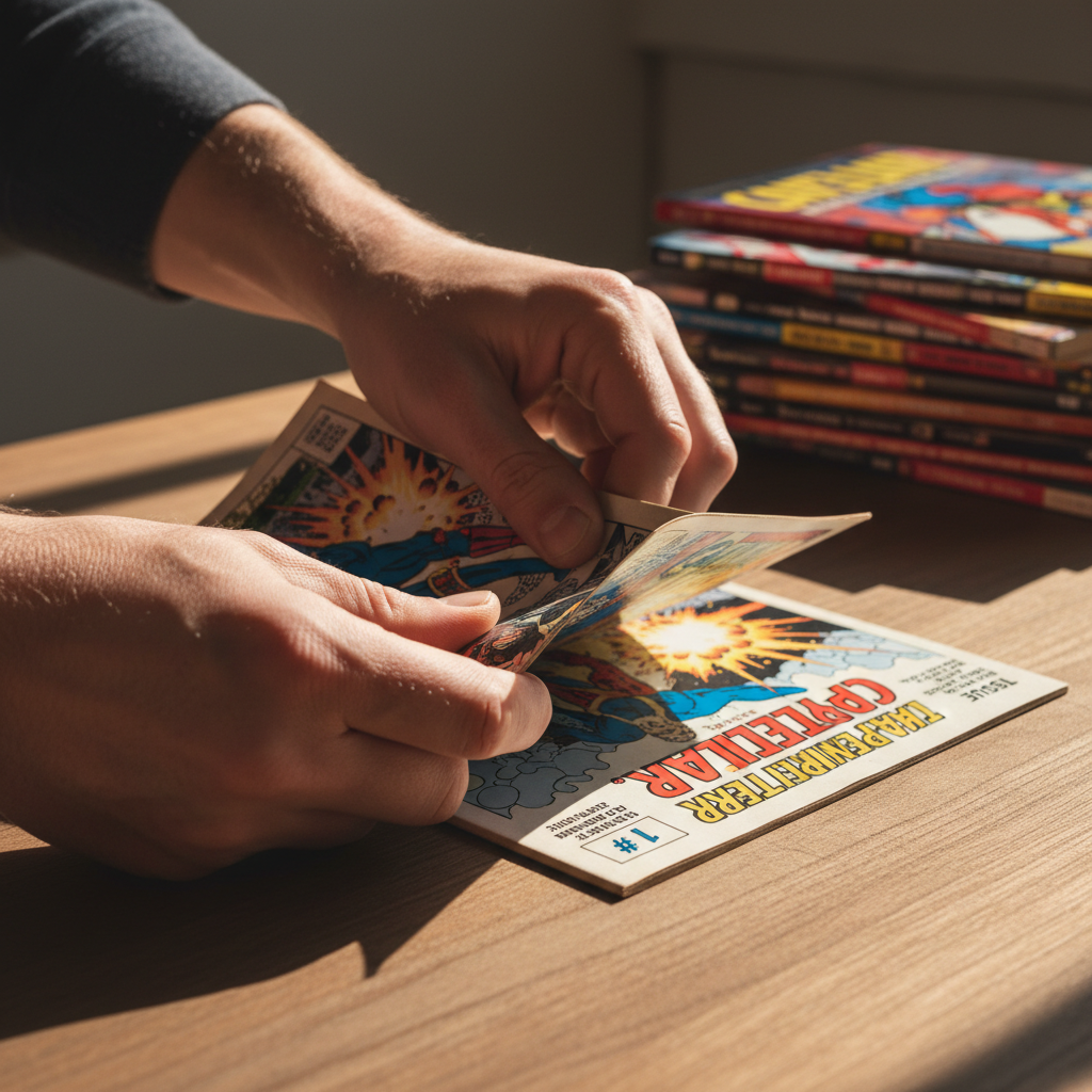 comic book reading