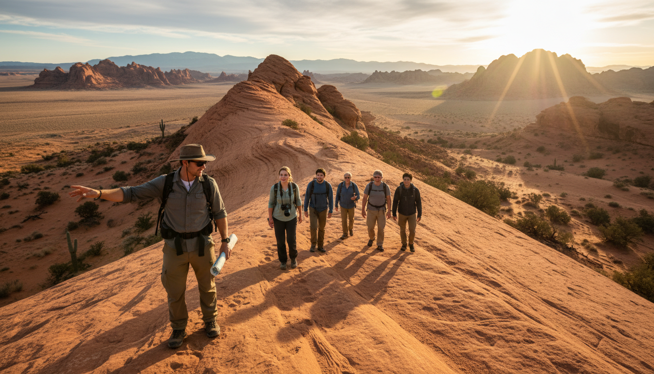 desert trekking