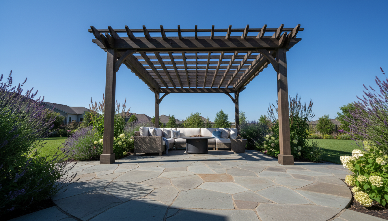 backyard pergola