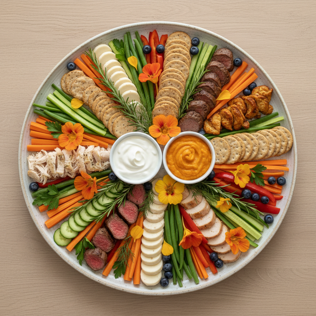 food platter arrangement