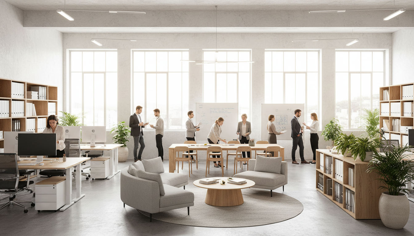organized office space