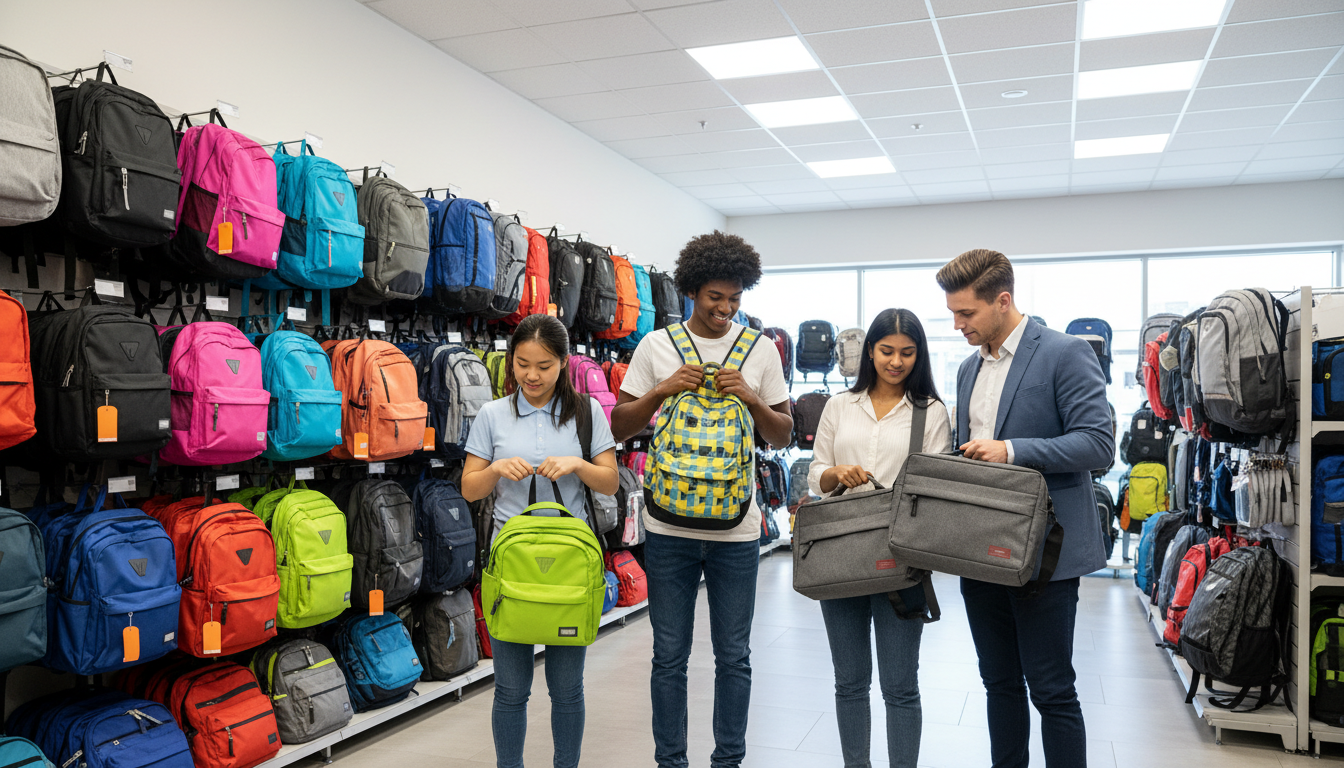 students with backpacks