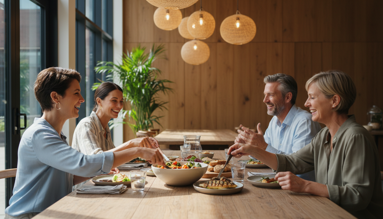 people dining