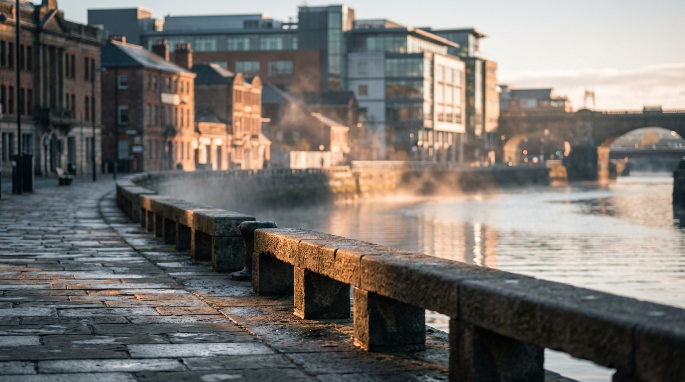 rainy dublin
