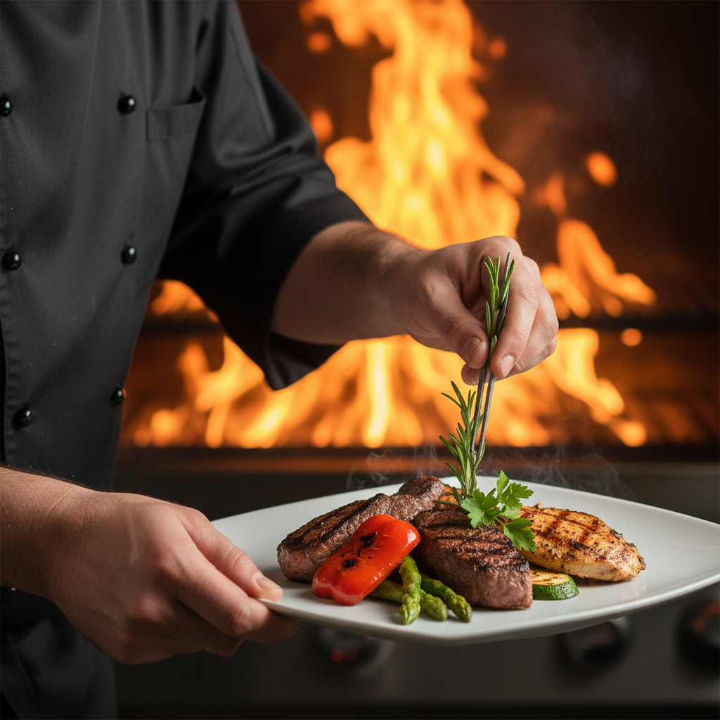 chef preparing food