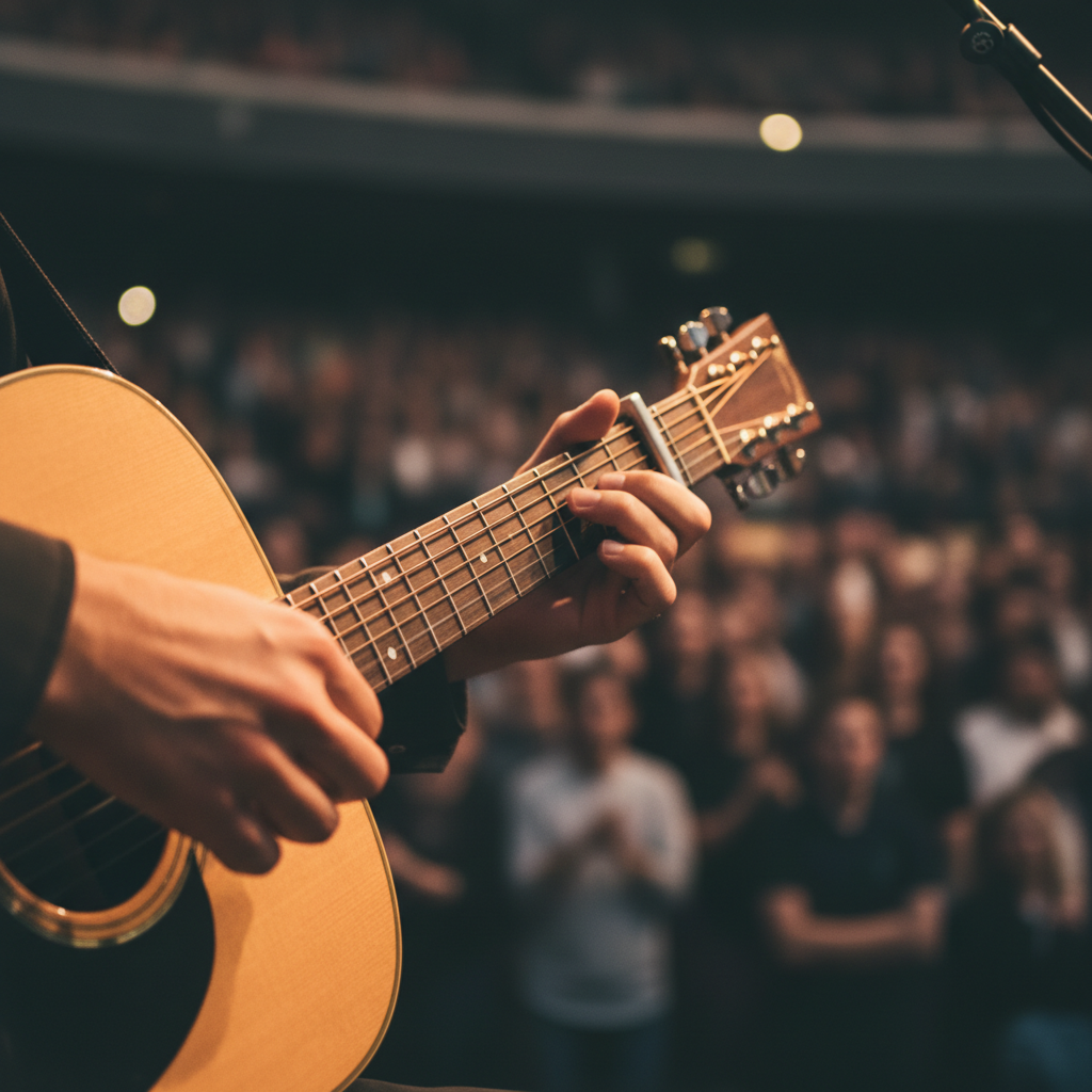 musician performing