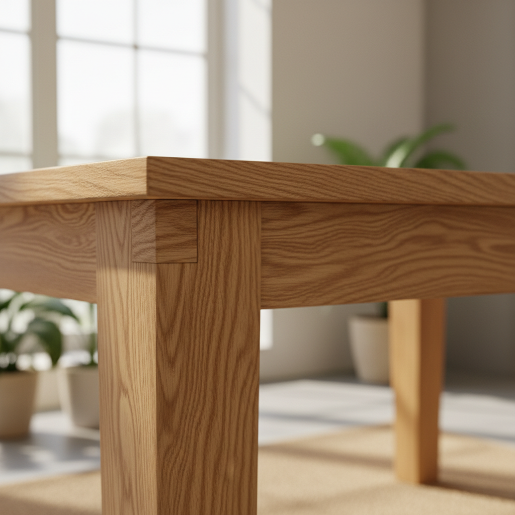 wood furniture close-up