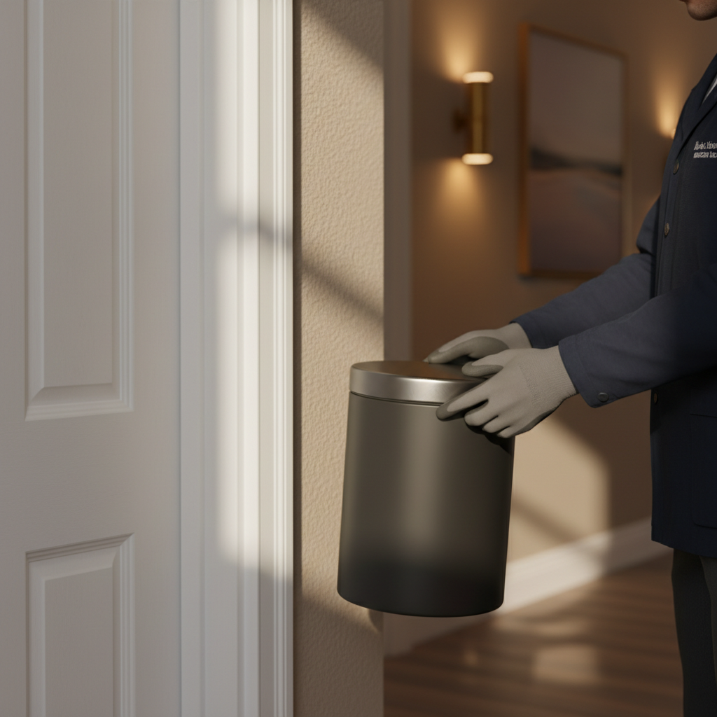 clean garbage bins