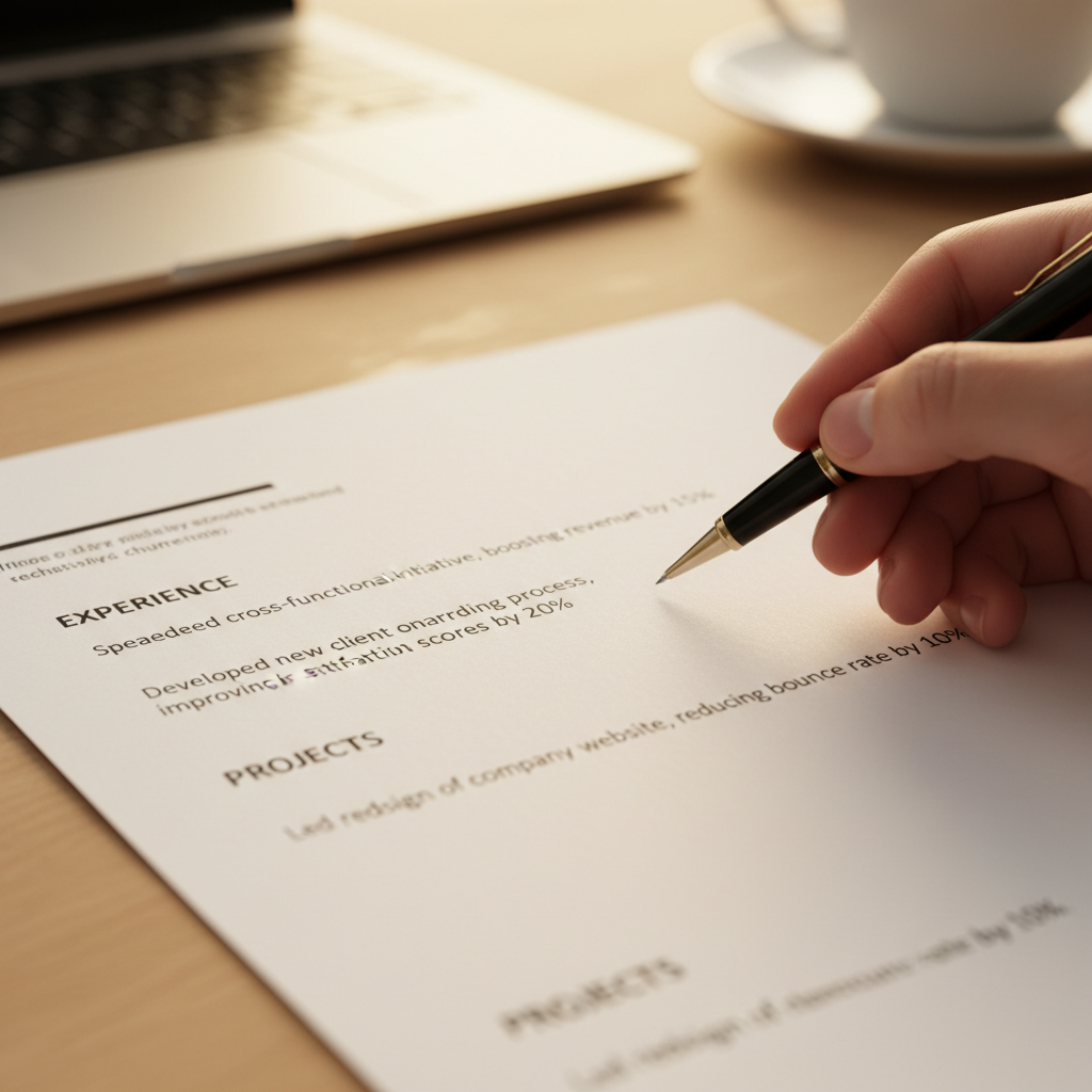 proofreading resume
