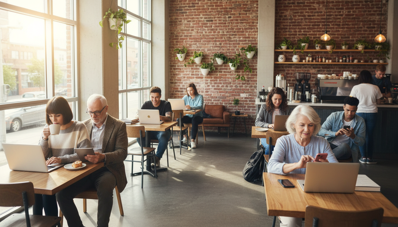 social media coffee
