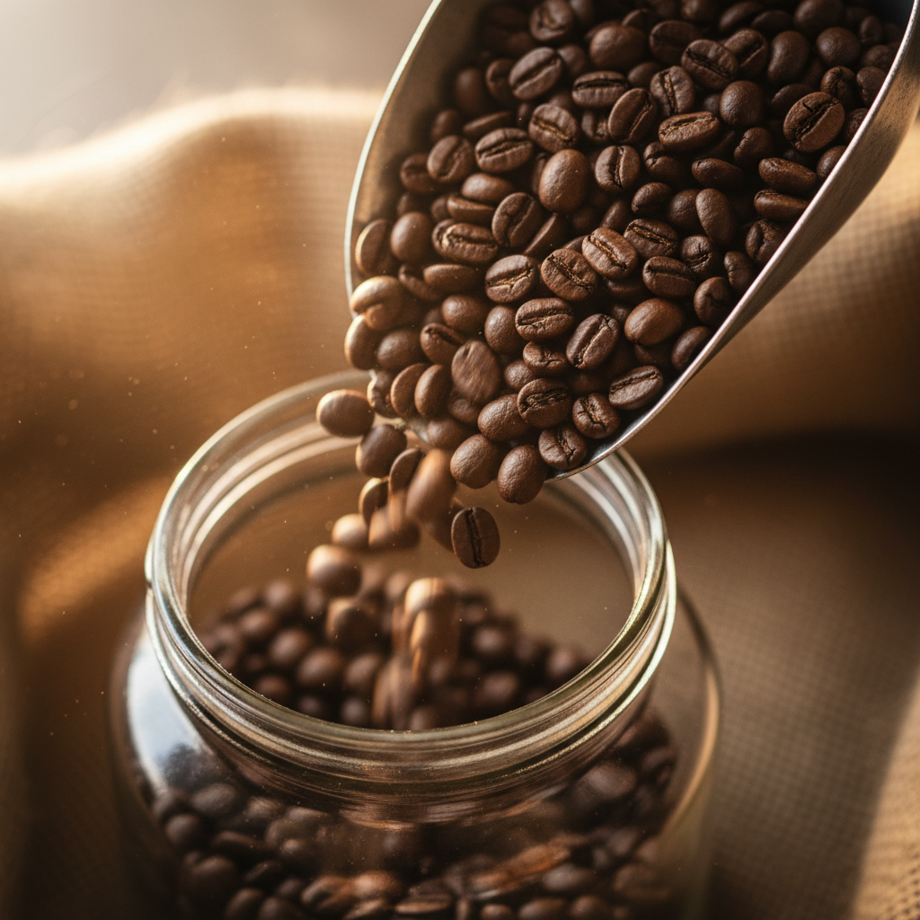coffee beans closeup