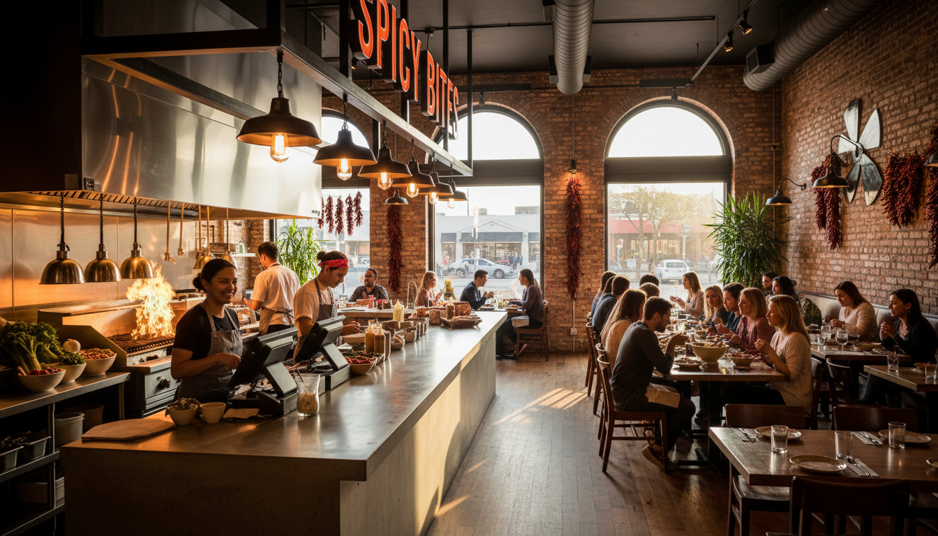 restaurant interior casual