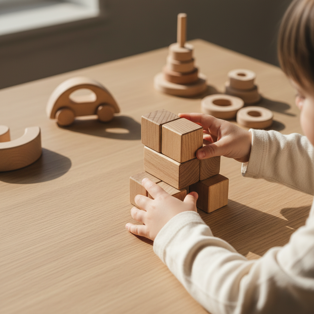 wooden teether
