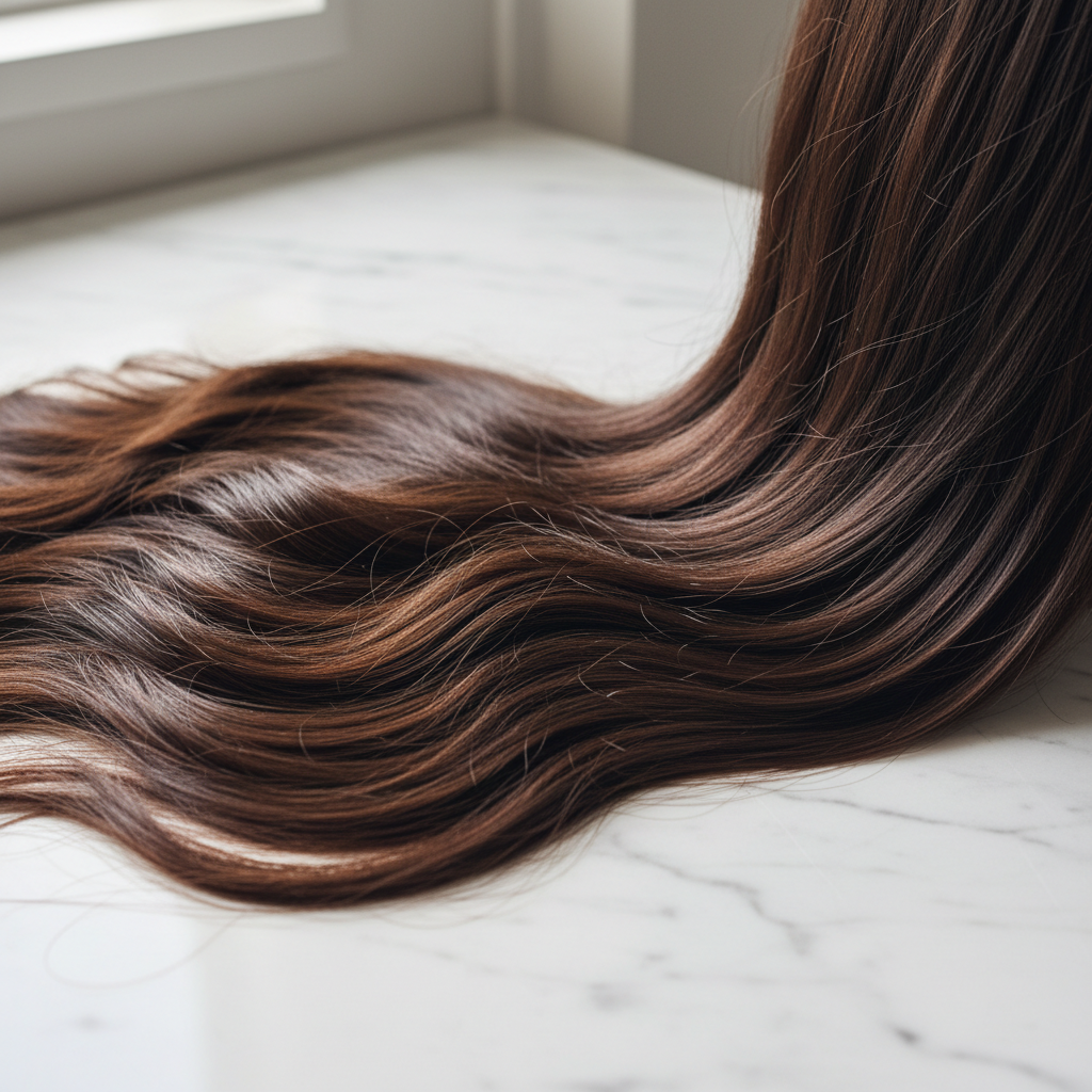 silk scarf hair