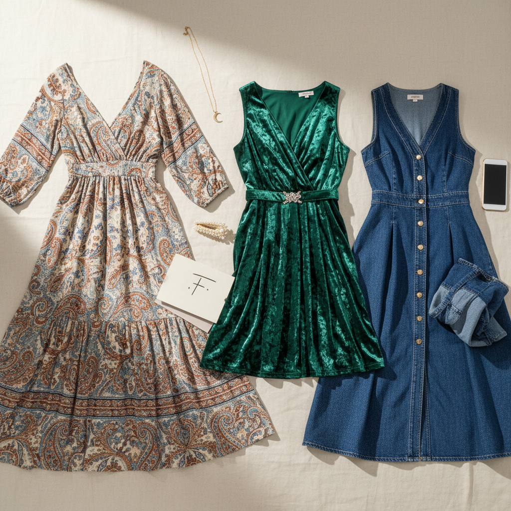 variety of dress styles