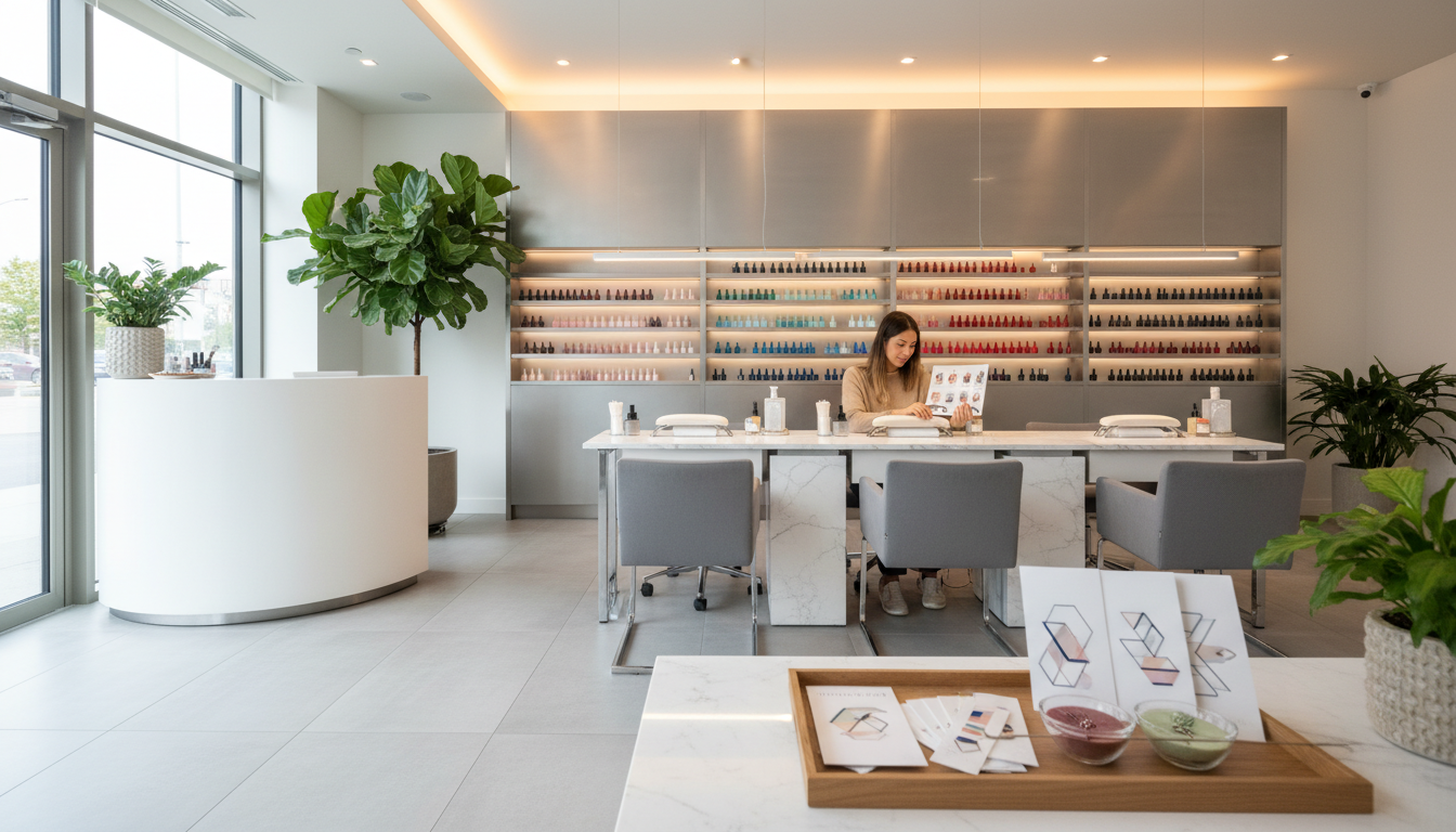 nail salon interior