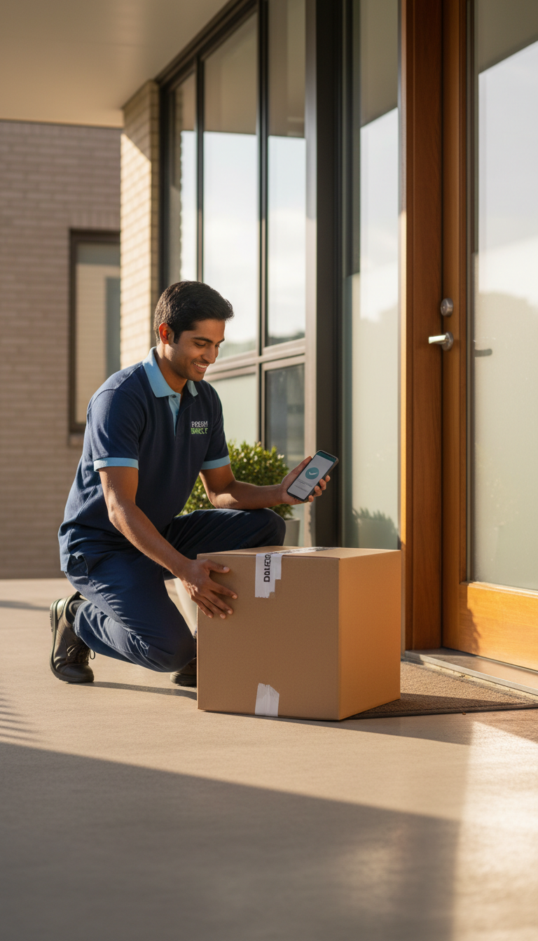 delivery service selection