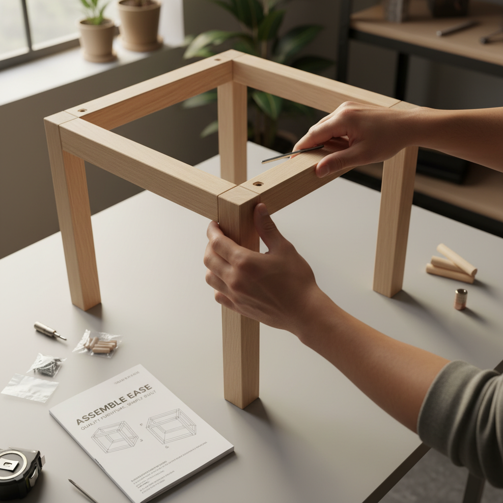 disassembled furniture