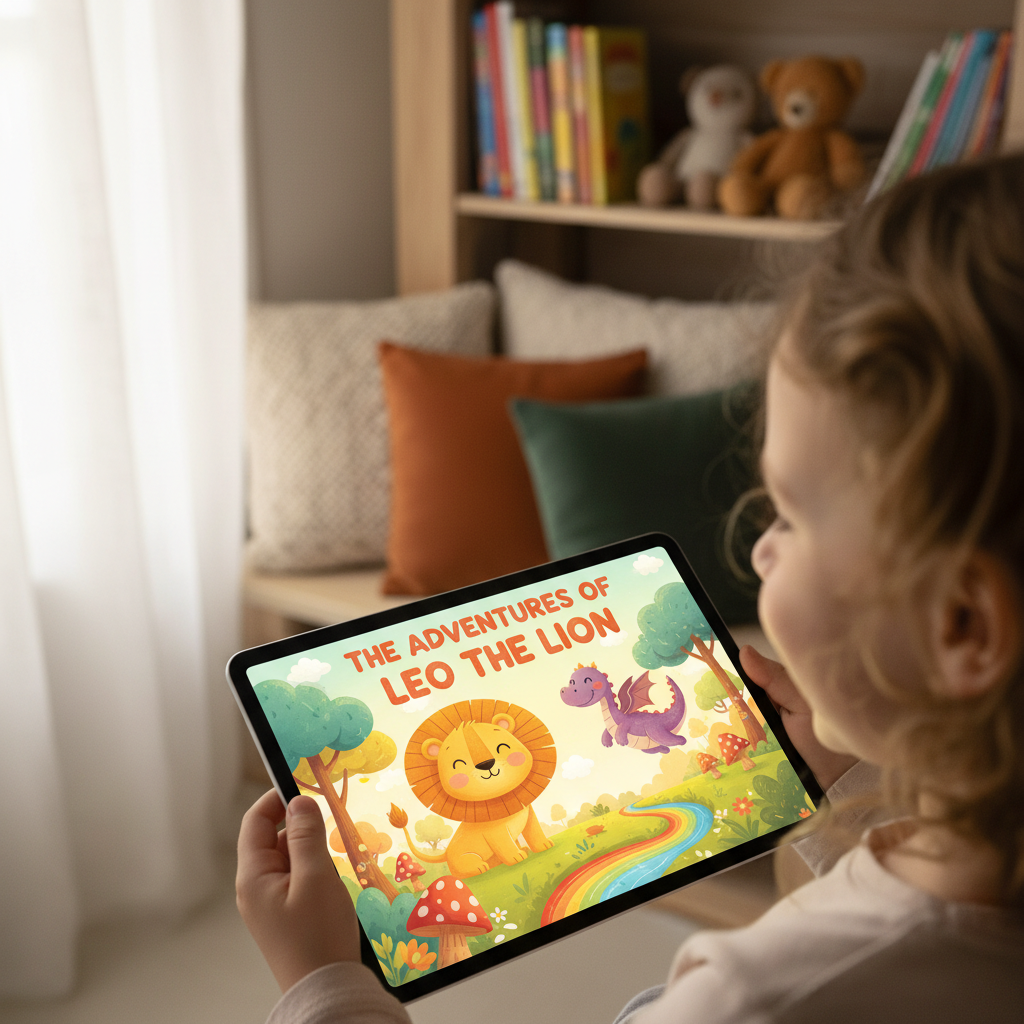 children digital reading
