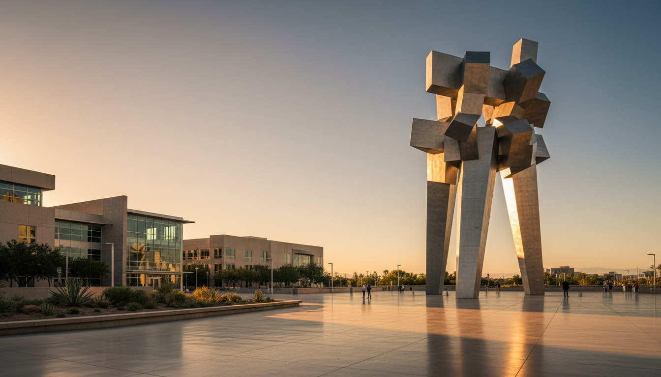 outdoor metal sculpture