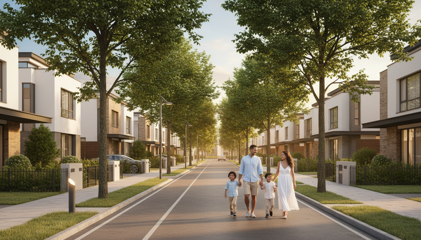 suburban neighborhood