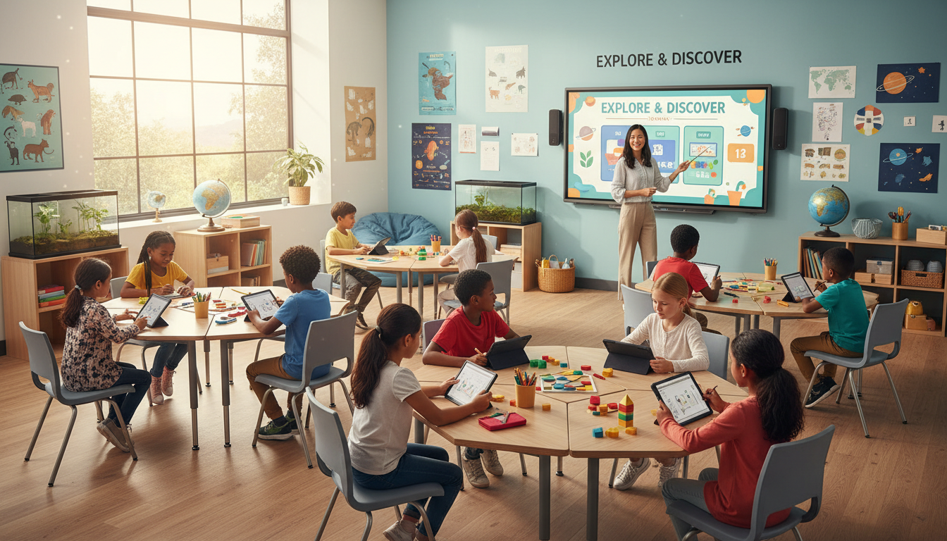 wooden classroom