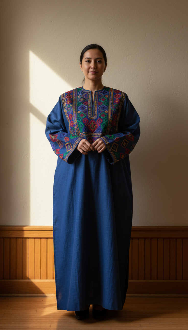 traditional attire portrait