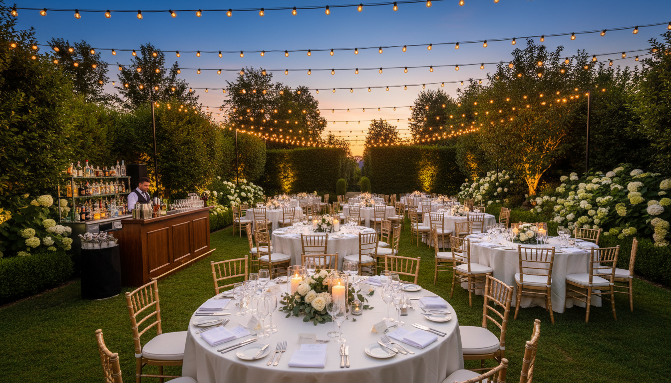 outdoor event decor