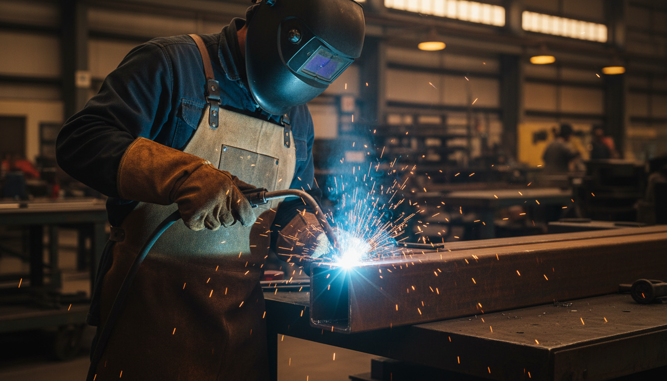 welder at work