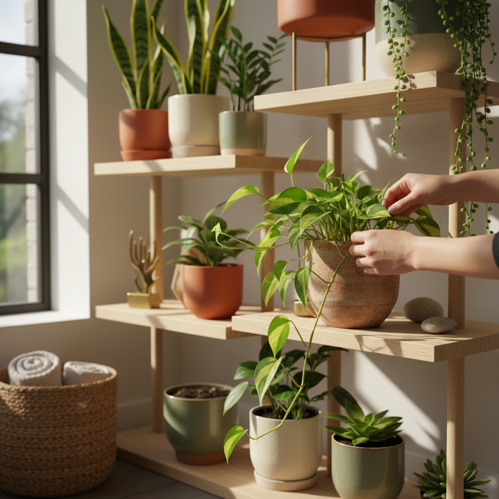 indoor plant arrangements