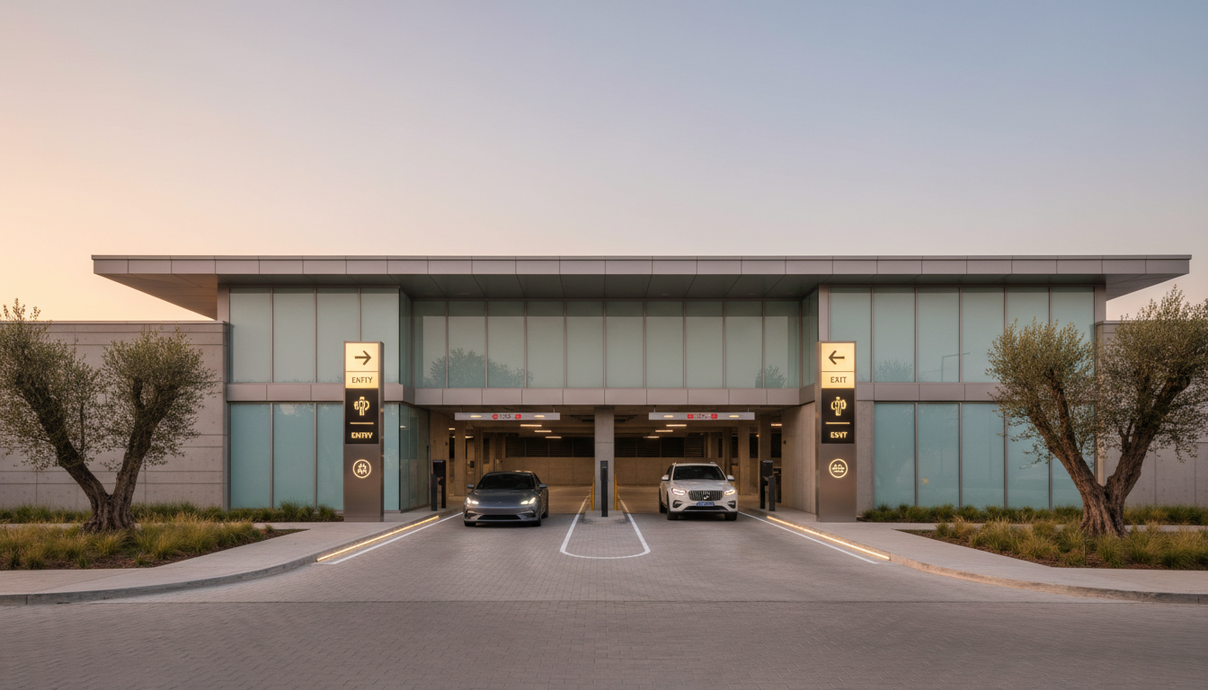 parking lot curb appeal