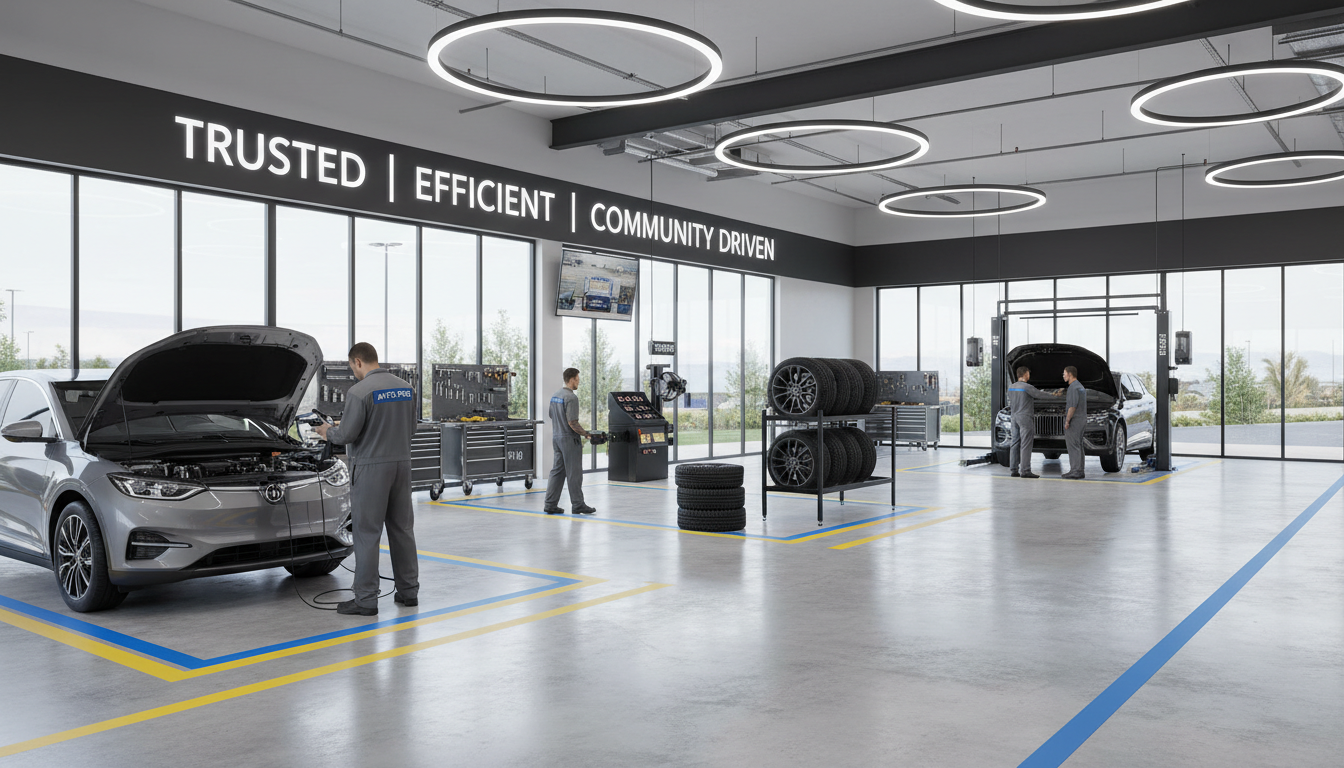 modern auto shop