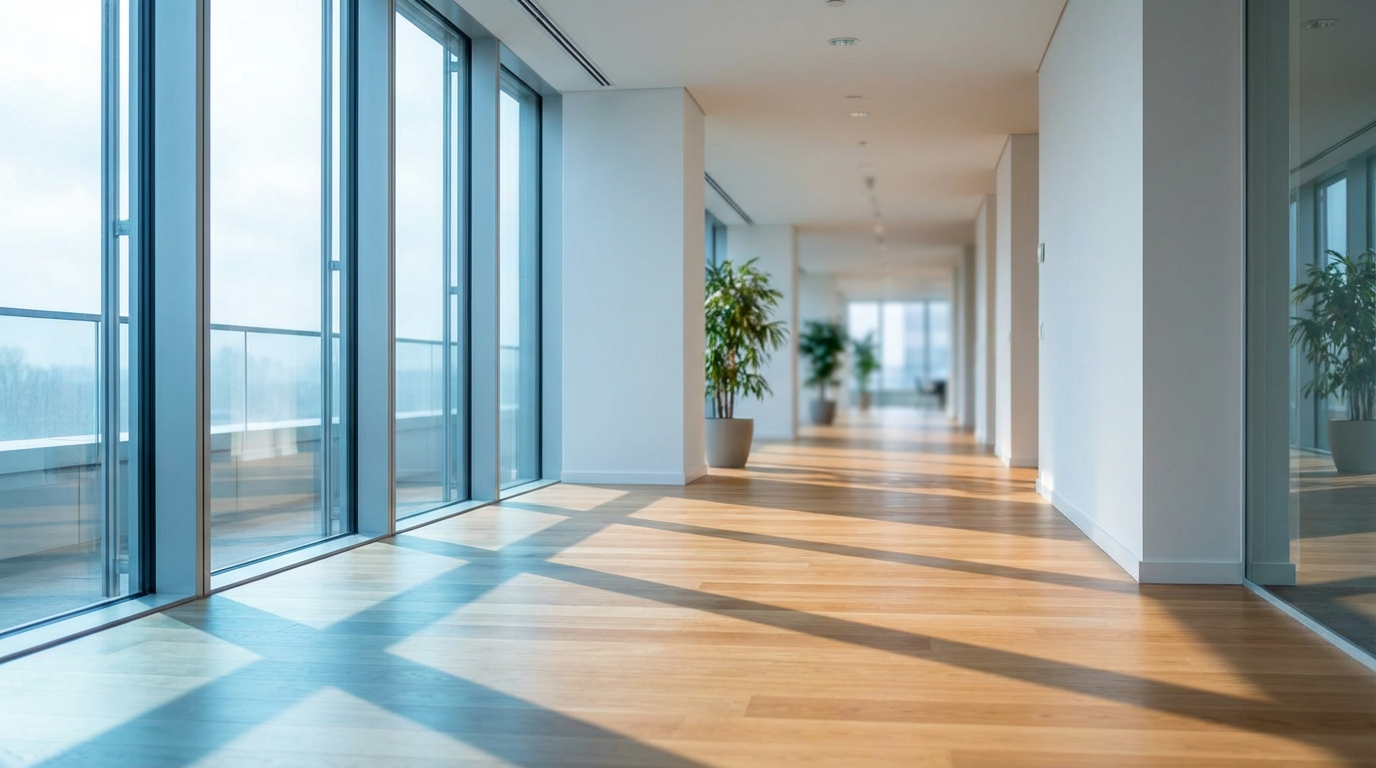 Expert guides provide the essential context that brings Silicon Valley's innovation hubs to life. A professional guide pointing toward a low rise office complex while explaining the history to two visitors in a Silicon Valley setting.