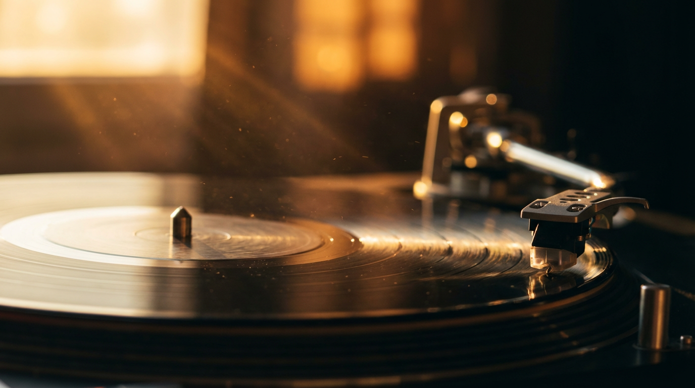 turntable playing