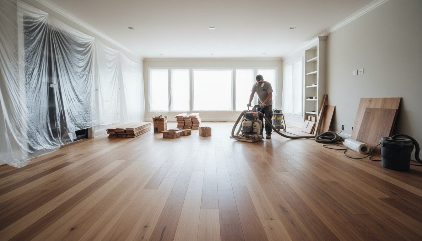 hardwood floor preparation