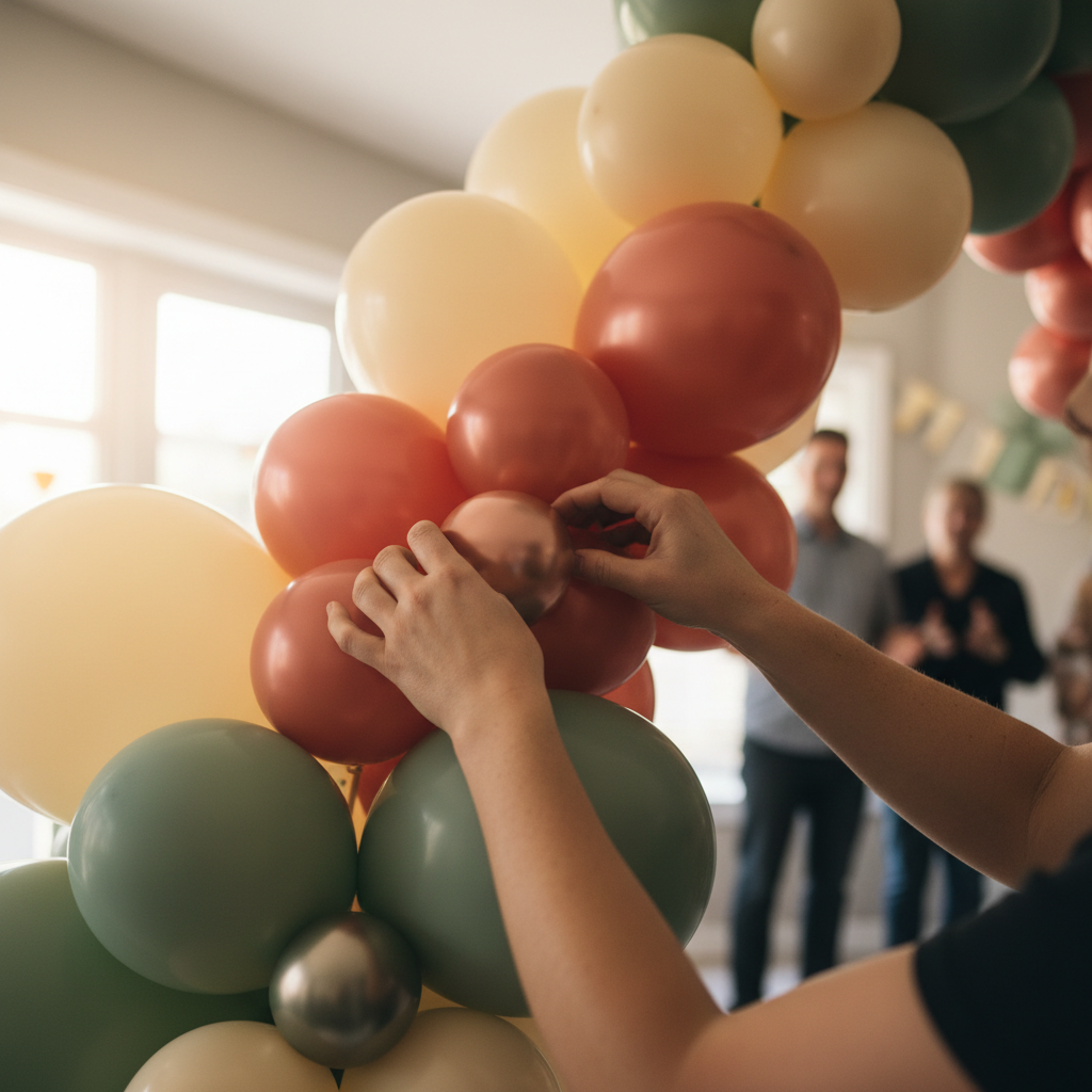 professional balloon decorator