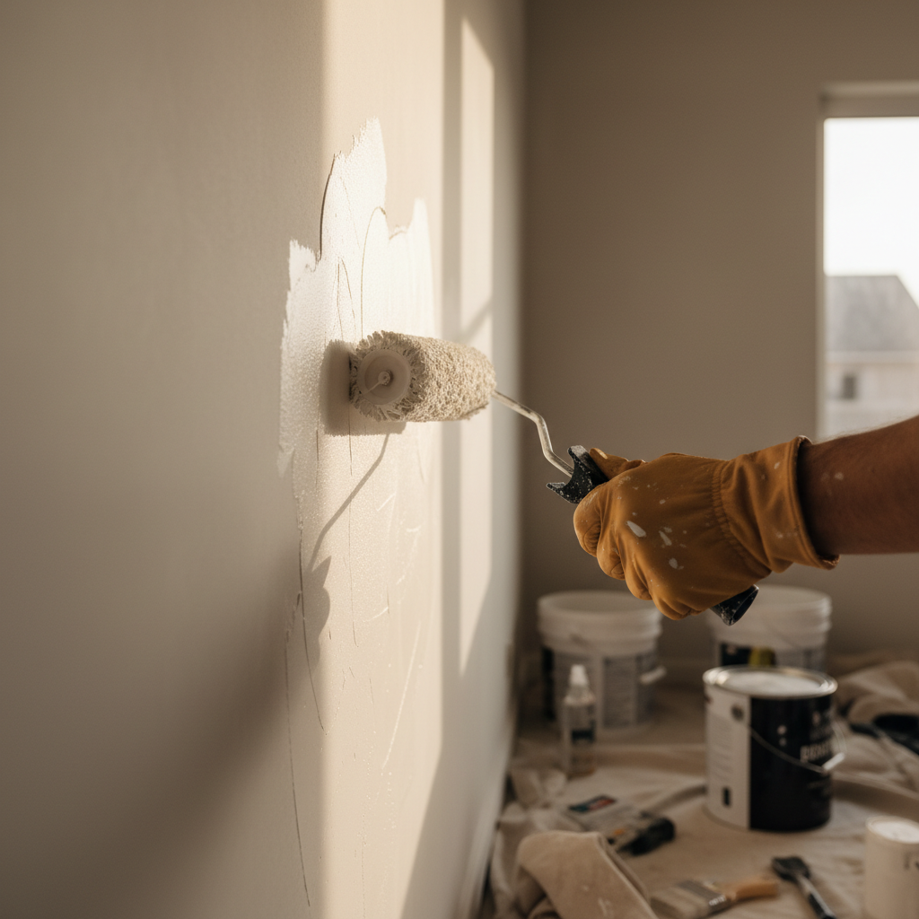 textured paint wall