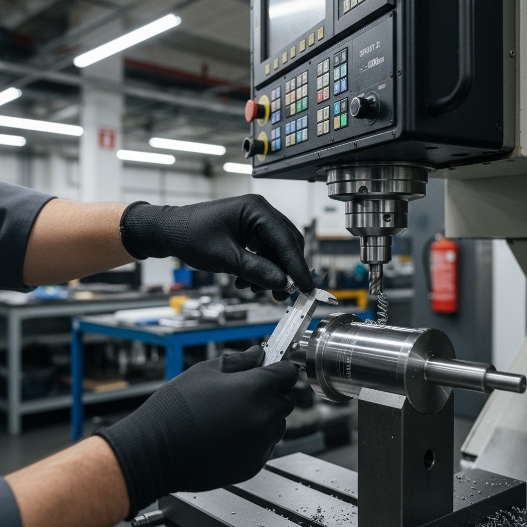 machinist at work