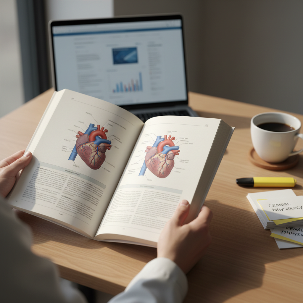 medical student studying