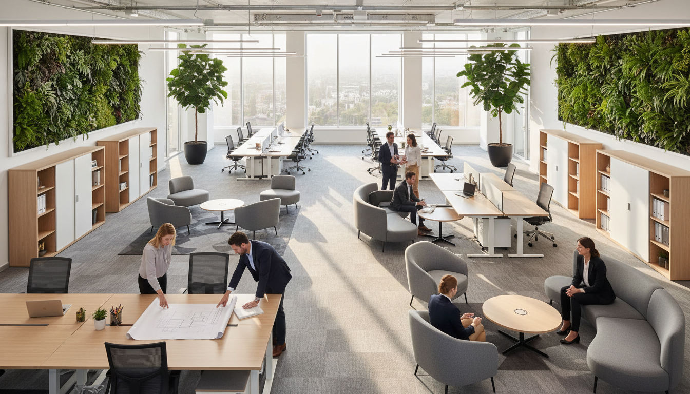 green office space
