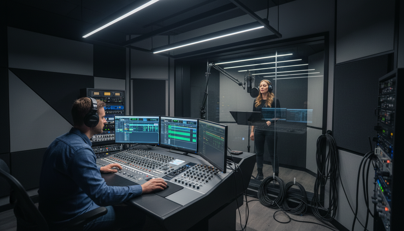 recording studio equipment