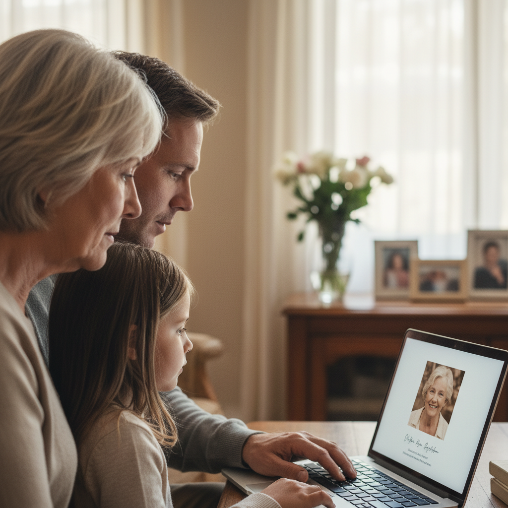 family mourning