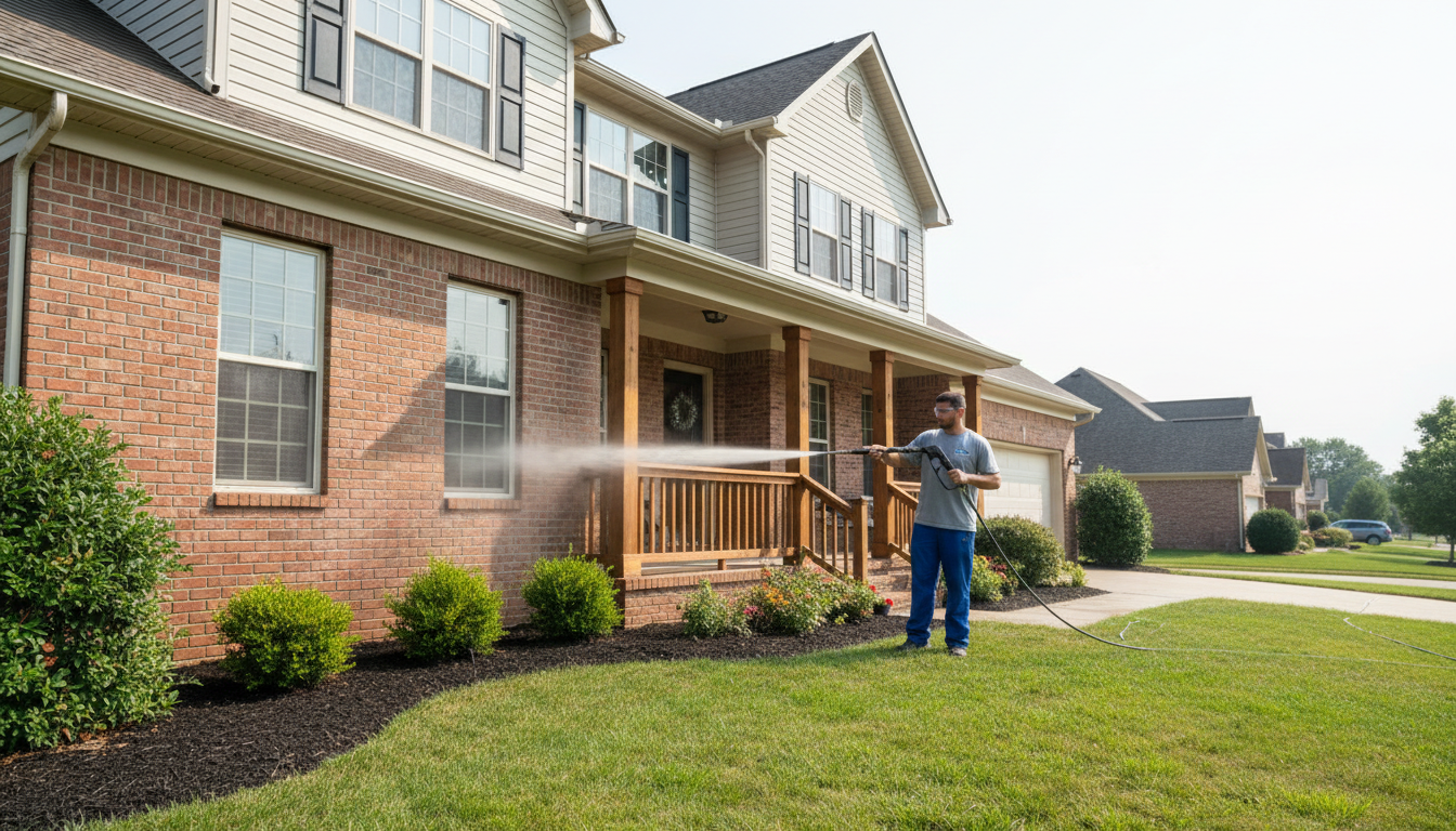 exterior house cleaning