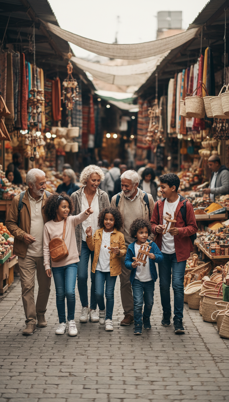 family tourists