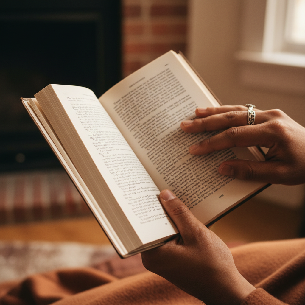 couple reading book