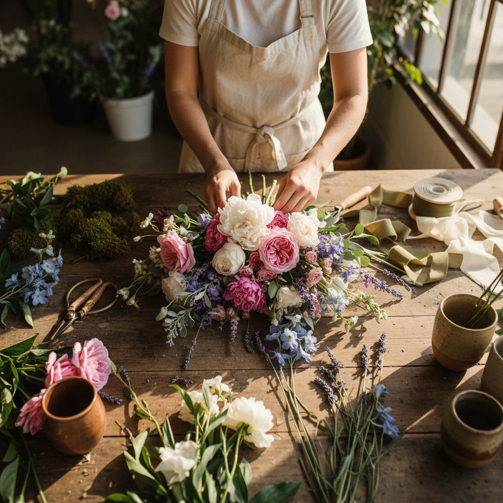 florist working